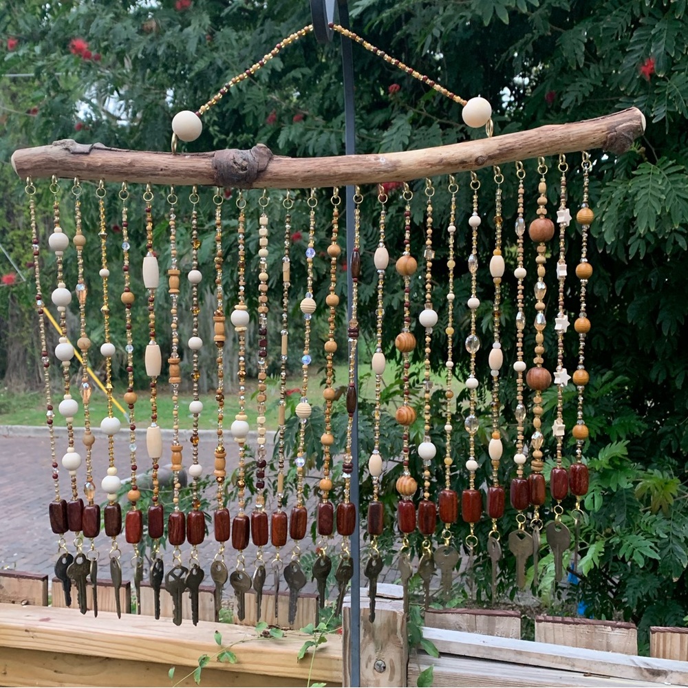 Brown/Amber/Gold Peace Chime